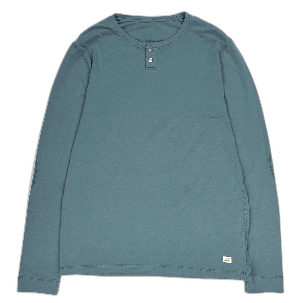 NEW Vuori Ever Henley Long Sleeve Tee Minimal Casual Athleisure Lounge VSCO Boho
